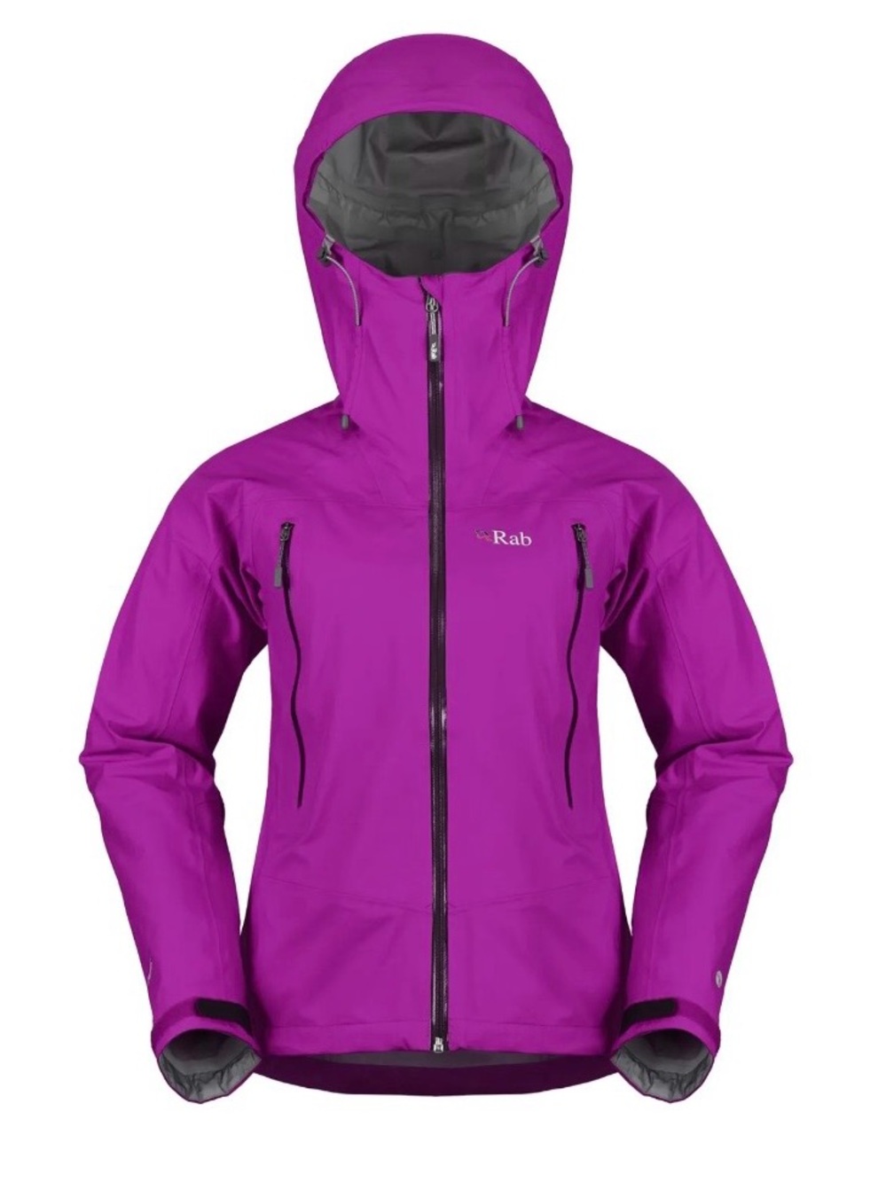 Rab Women's Waterproof Hooded Ski Jacket - Vibrant Purple